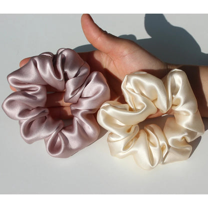 Mulberry Silk Large Scrunchies