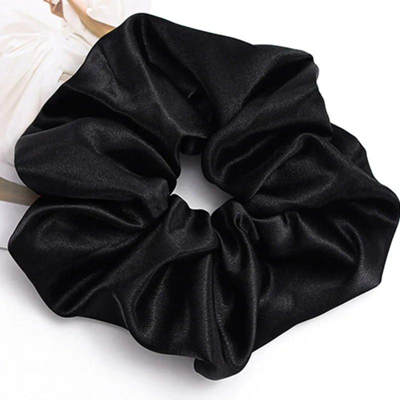 Satin Silk Oversize Hair Scrunchies